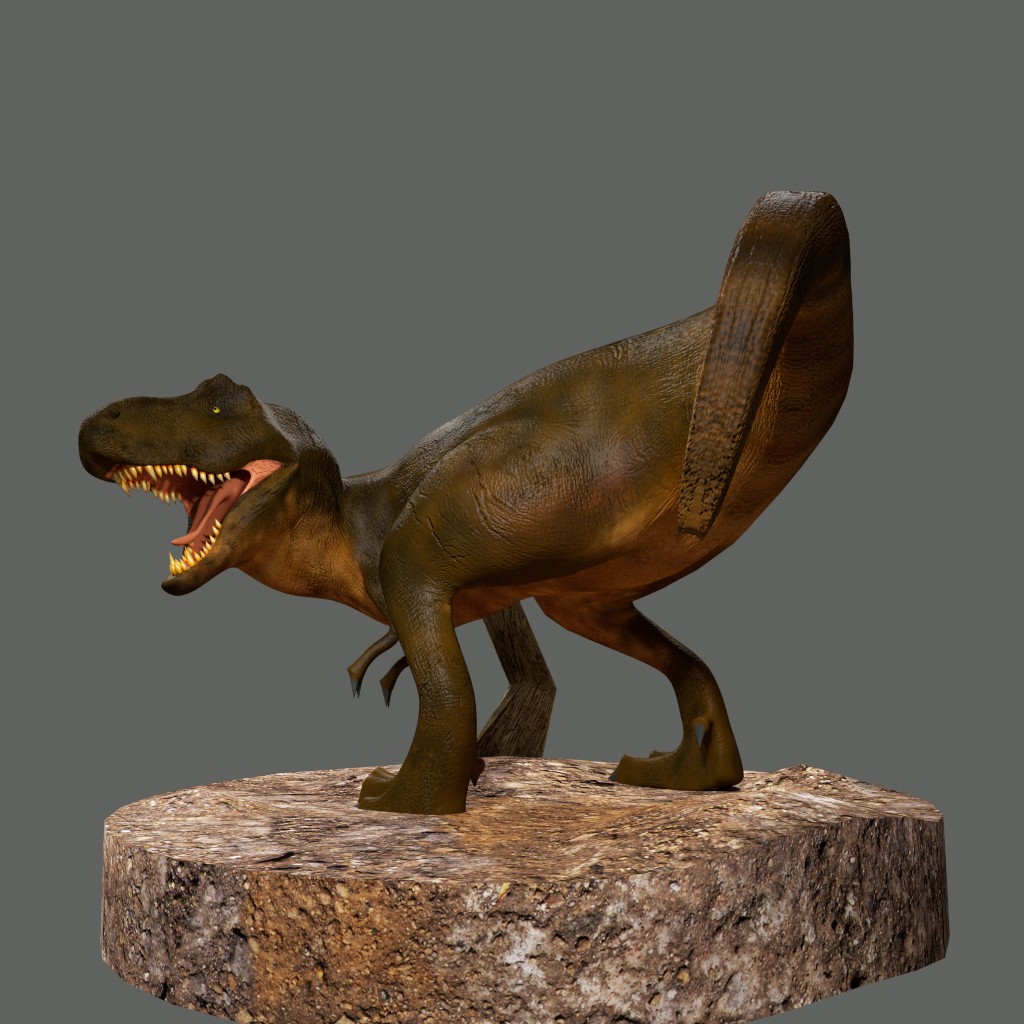 T-rex ,(fully rigged) preview image 3